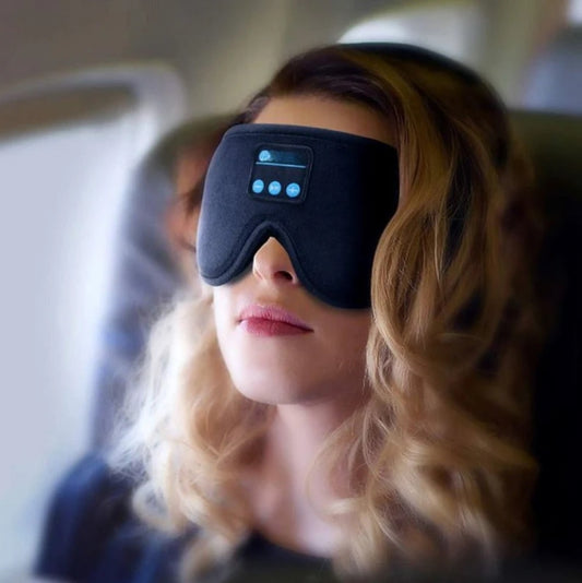 Máscara de ojos para dormir con auriculares Bluetooth
