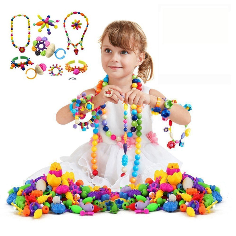 Kit de fabricación de joyas para niñas pequeñas – Juegos de juguetes de  cuentas para niños pequeños de 3, 4, 5, 6 años, ideas para regalos de