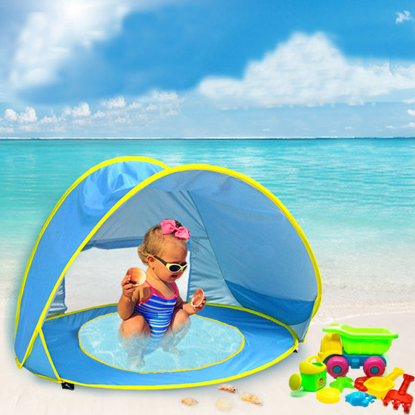 Bolsa de playa y piscina, elegante, elegante y funcional, color azul a  rayas