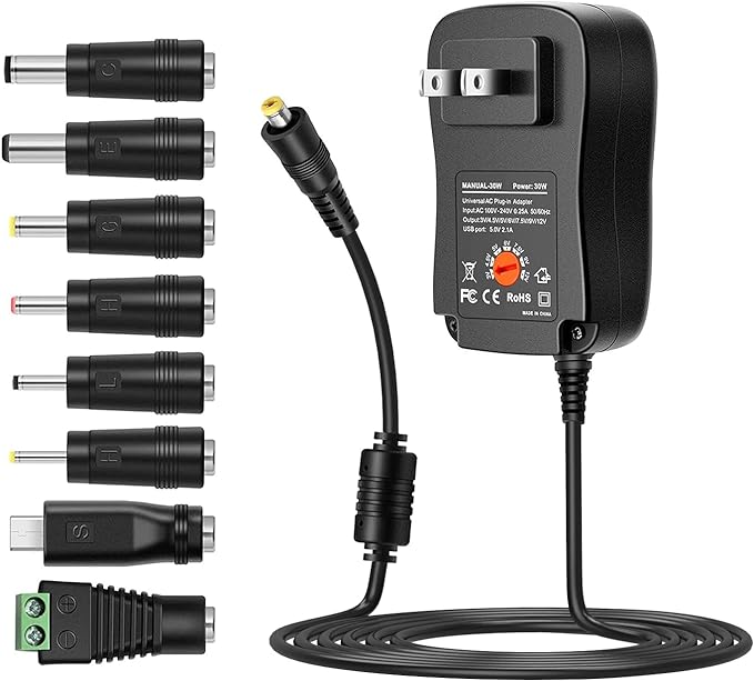 Adaptador universal AC/DC 30W