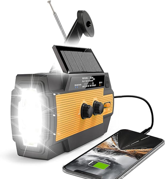 Radio Solar Portatil con Batería