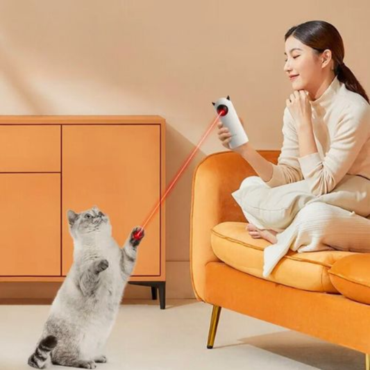 Juguete laser automatico para gatos