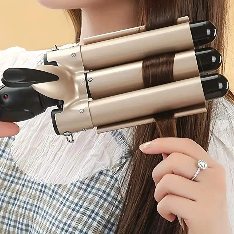 Rizadora de cabello 3 tubos