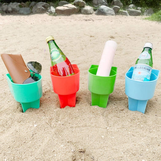Portavasos de playa para vacaciones en la playa