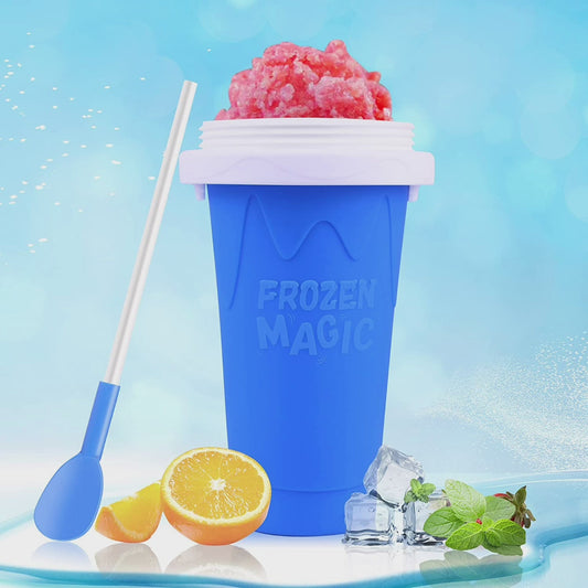 Vaso para hacer granizado manualmente