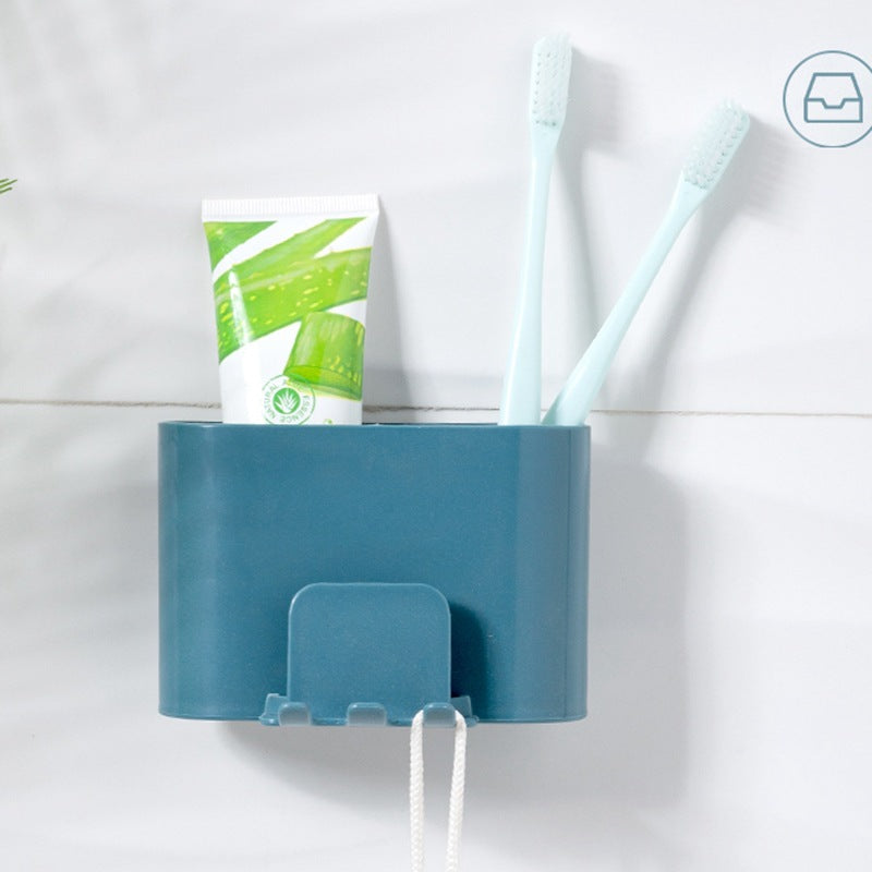 Soporte de cepillo para dientes y pasta dental